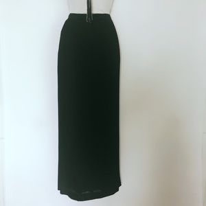 Talbot’s Pleated Black Maxi Skirt